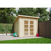 26% billiger ! Fjordholz Gartenhaus Modell Max 44 B 9m²