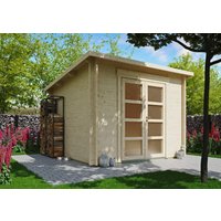 26% billiger ! Fjordholz Gartenhaus Modell Max 44 F 9m²