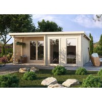 26% billiger ! Fjordholz Gartenhaus Modell Alba 44 18m²