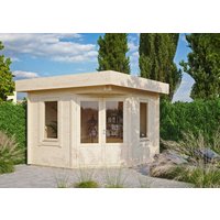 26% billiger ! Fjordholz Gartenhaus Modell Nora 44 A Klassik 9m²