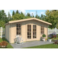 26% billiger ! Fjordholz Gartenhaus Modell Agnes 44 15m²