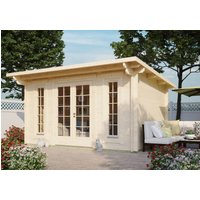 26% billiger ! Fjordholz Gartenhaus Modell Jacob 44 B 12m²