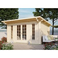 26% billiger ! Fjordholz Gartenhaus Modell Jacob 70 B 12m²