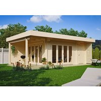 26% billiger ! Fjordholz Gartenlounge Modell Sandra 44 C 24m²