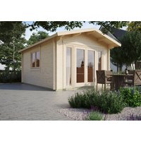 26% billiger ! Fjordholz Gartenhaus Modell Kim 70 D 24m²