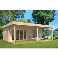 26% billiger ! Fjordholz Gartenlounge Modell Oskar 44 44m²