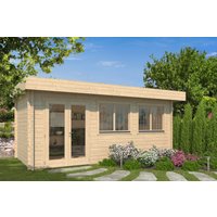 26% billiger ! Fjordholz Gartenhaus Modell Kurt 44 B 24m²