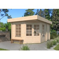26% billiger ! Fjordholz Gartenhaus Modell Lena 44 15m²