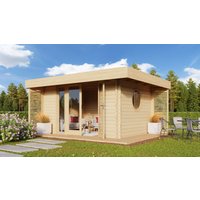 26% billiger ! Fjordholz Gartenlounge Modell York 70 20m²