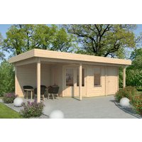 26% billiger ! Fjordholz Gartenhaus Modell Nora 44 H Klassik 32m²