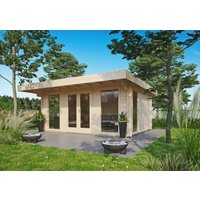 26% billiger ! Fjordholz Gartenhaus Modell Greta 44 B 24m²