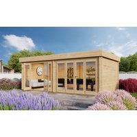26% billiger ! Fjordholz Gartenhaus Modell Kevin 70 24m²