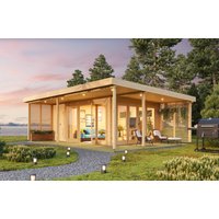 26% billiger ! Fjordholz Gartenlounge Modell Kilian 44 40m²