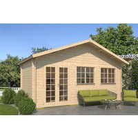 26% billiger ! Fjordholz Gartenhaus Modell Rolf 44 A 24m²