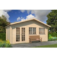 26% billiger ! Fjordholz Gartenhaus Modell Rolf 44 B 24m²