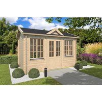 26% billiger ! Fjordholz Gartenhaus Modell Teehaus Cambridge 44 12m²