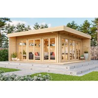 26% billiger ! Fjordholz Gartenlounge Modell Mila 70 36m²