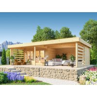 26% billiger ! Fjordholz Gartenhaus Modell Jonte 44 40m²