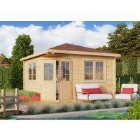 26% billiger ! Fjordholz Gartenhaus Modell Fargo 70 A 16m²