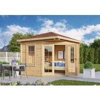26% billiger ! Fjordholz Gartenhaus Modell Fico 44 9m²
