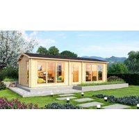 26% billiger ! Fjordholz Gartenhaus Modell Officehouse 70 24m²