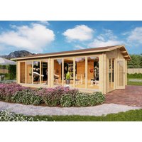 26% billiger ! Fjordholz Gartenhaus Modell Marina 70 32m²