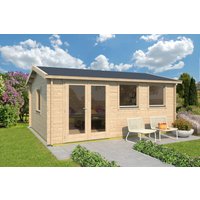 26% billiger ! Fjordholz Gartenhaus Modell Davos 70 A