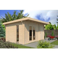 26% billiger ! Fjordholz Gartenhaus Modell Heino 44 12m²