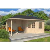 26% billiger ! Fjordholz Gartenhaus Modell Lenja 44 15m²