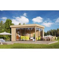 26% billiger ! Fjordholz Gartenhaus Alu Concept 70 A 28m²