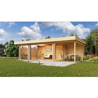 26% billiger ! Fjordholz Gartenhaus Alu Concept 70 O 54m²