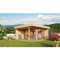 26% billiger ! Fjordholz Gartenhaus Alu Concept Relax 44 B 24m²
