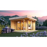 26% billiger ! Fjordholz Gartenhaus Alu Concept Relax 70 D 20m²