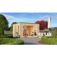 26% billiger ! Fjordholz Gartenhaus Modell Q-BIC 44 A 20m²