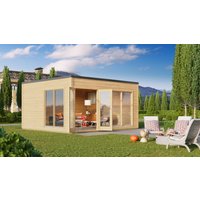 26% billiger ! Fjordholz Gartenhaus Modell Q-BIC 70 B 24m²