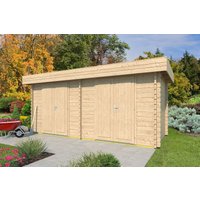 26% billiger ! Fjordholz Gartenhaus Modell Rob 28 B 20m²