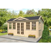 26% billiger ! Fjordholz Gartenhaus Modell Teehaus Newcastle 44 20m²