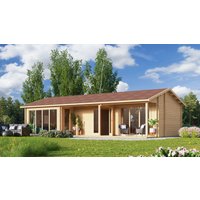 26% billiger ! Fjordholz Gartenhaus Modell Casablanca 70