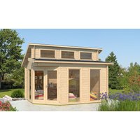 26% billiger ! Fjordholz Gartenhaus Modell Kono 44 A 12m²