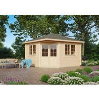26% billiger ! Fjordholz Gartenhaus Modell Cati 44 Klassik 16m²