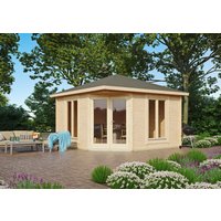 26% billiger ! Fjordholz Gartenhaus Modell Cati 70 Modern 20m²