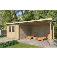 26% billiger ! Fjordholz Gartenhaus Modell Gent 28 B 24m²