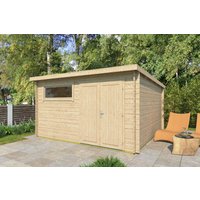 26% billiger ! Fjordholz Gartenhaus Modell Gent 28 G 12m²