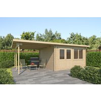 26% billiger ! Fjordholz Gartenhaus Modell Inga 28 22m²