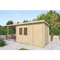 26% billiger ! Fjordholz Gartenhaus Modell Hobe 28 A 24m²