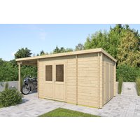 26% billiger ! Fjordholz Gartenhaus Modell Hobe 28 B 24m²