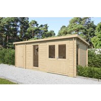 26% billiger ! Fjordholz Gartenhaus Modell Krista 28 B 20m²