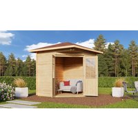 26% billiger ! Fjordholz Gartenhaus Modell Nina 28 B 15m²