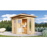 26% billiger ! Fjordholz Gartenhaus Modell Nina 28 D 15m²