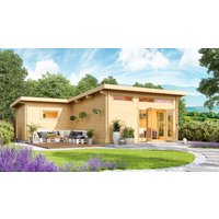 26% billiger ! Fjordholz Gartenhaus Modell Harbord 70 81m²